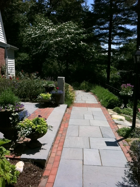 Front Yard Landscape on a Slope - Terrascapes