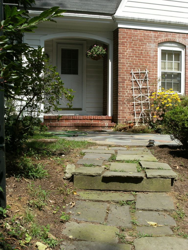 Front Yard Landscape on a Slope - Terrascapes