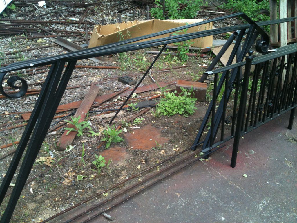 Wrought Iron Hand Rail at the Welder