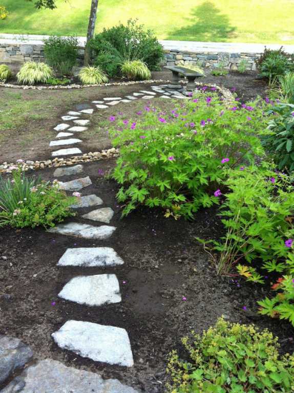Garden Path to Bench